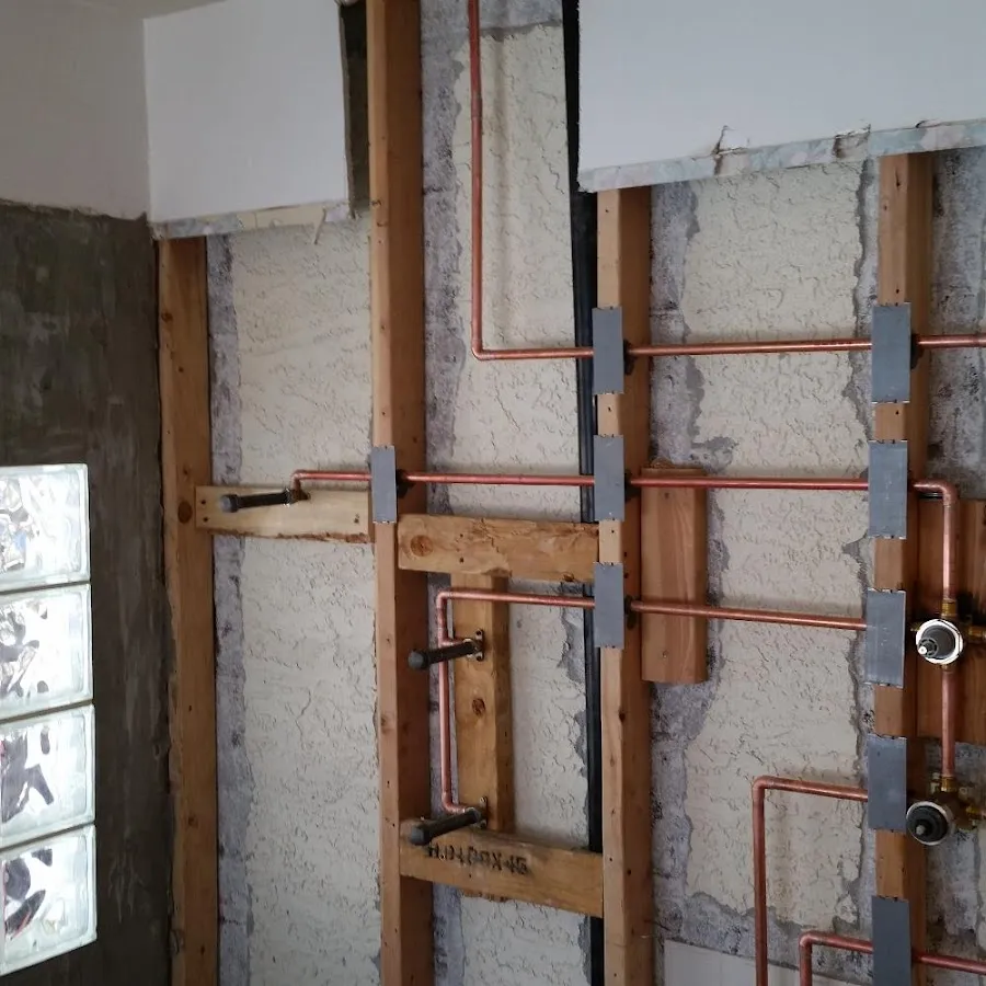 Copper pipe installation for Burst Pipe Repair in Monitor